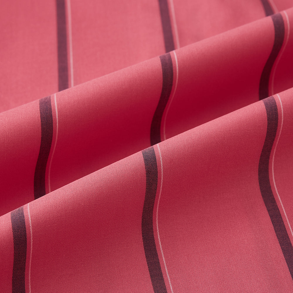 Coral Red Track Stripe Mayfair Shirt