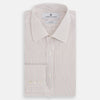 View 5 of product Burgundy Multi Hairline Stripe Mayfair Shirt