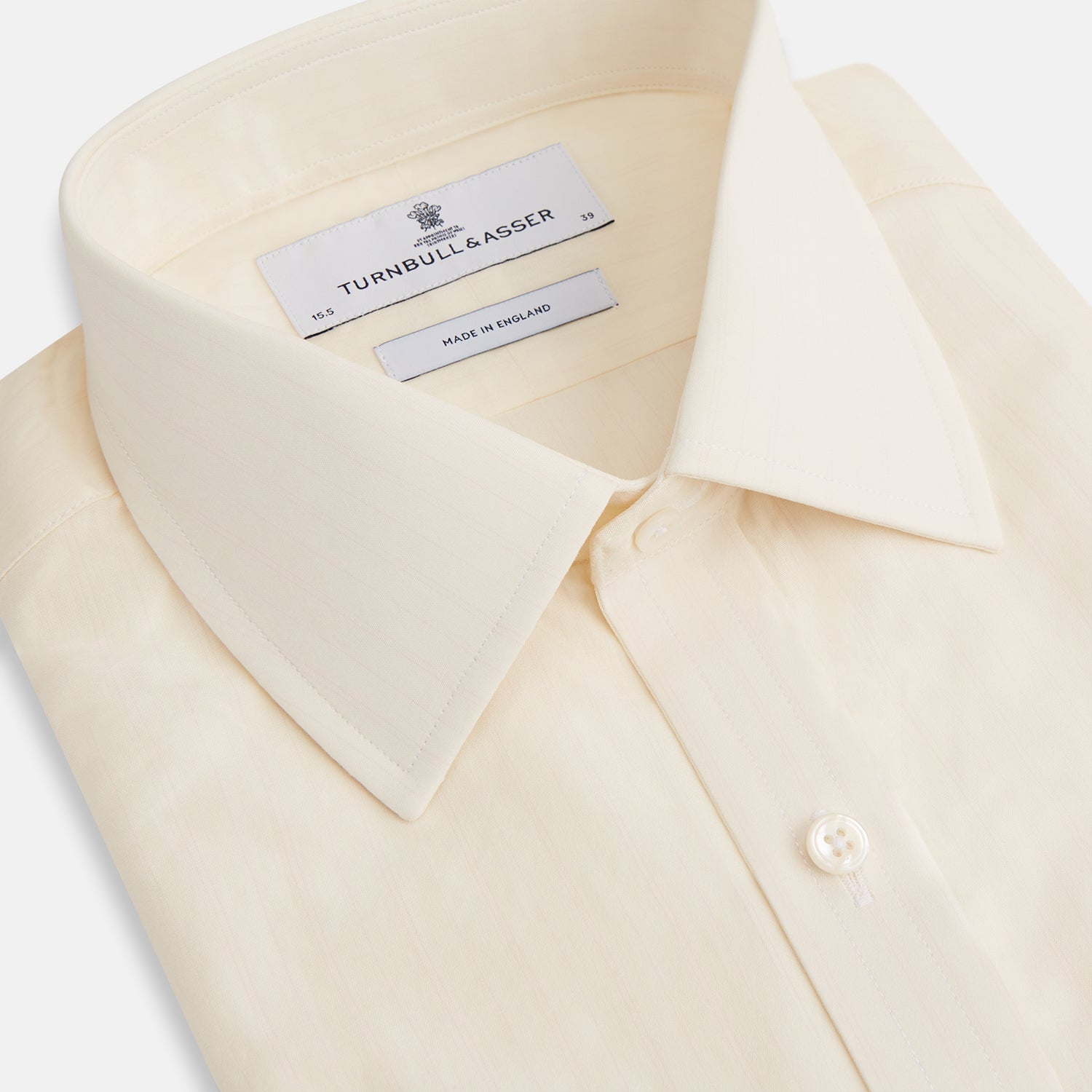 View 2 of product Cream Fine Pencil Stripe Mayfair Shirt