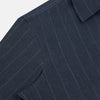 View 6 of product Navy Melange Wide Stripe Westminster Shirt