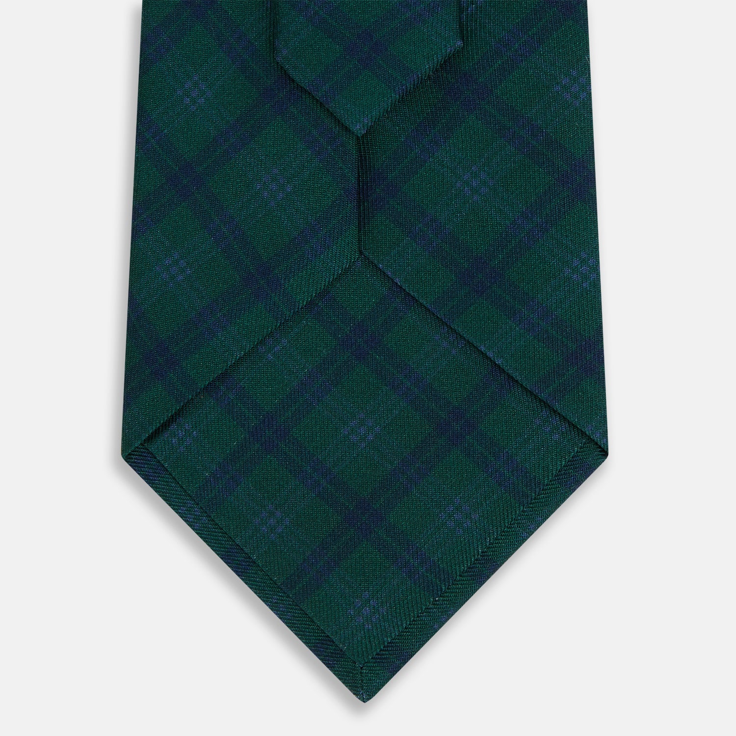 View 3 of product Forest Melange Tartan Plaid Silk Tie