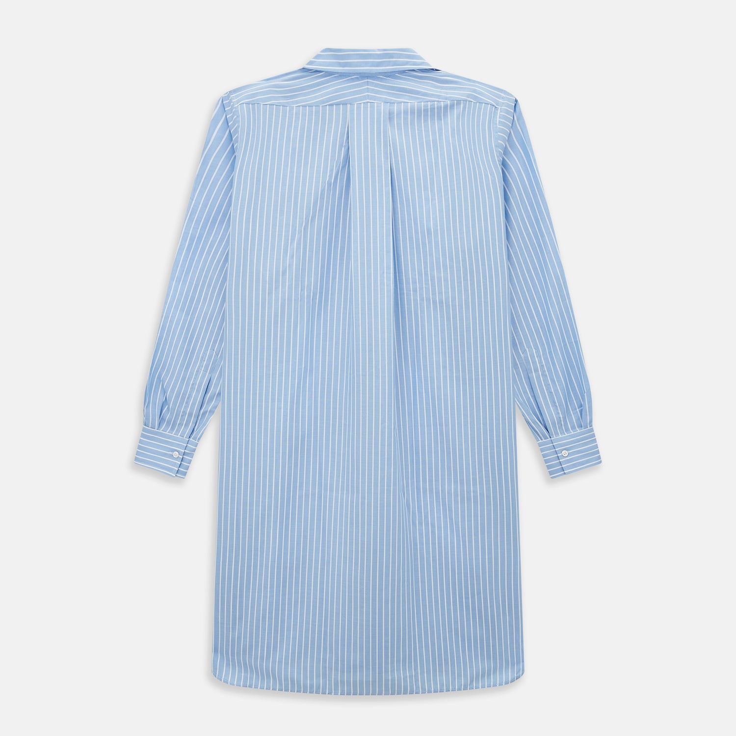 View 3 of product White and Blue Stripe Quarzo Nightshirt