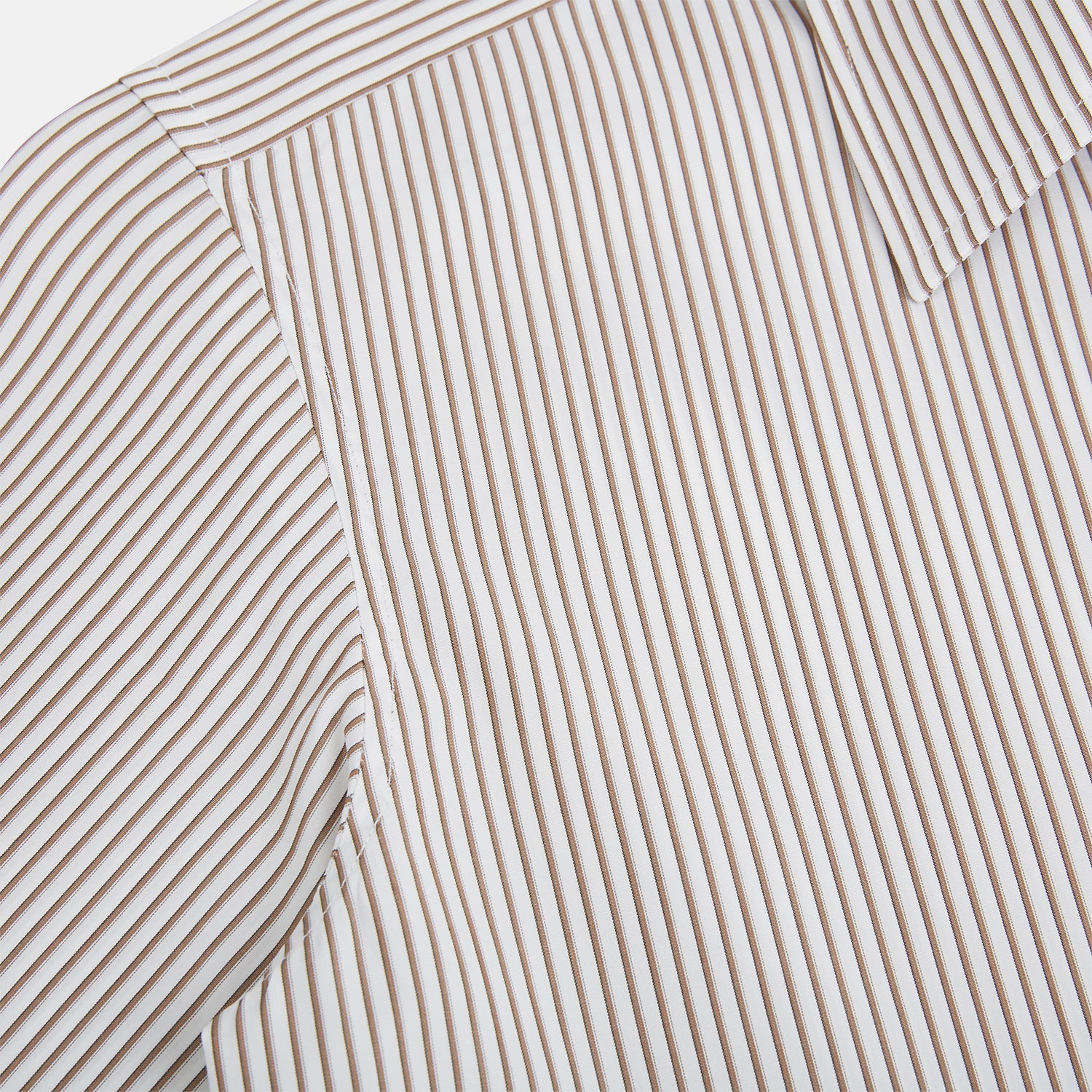 View 6 of product Coffee Multi Stripe Westminster Shirt