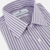 View 2 of product Lilac Ticking Stripe Mayfair Shirt
