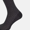 View 4 of product Grey Motif Mid-Length Socks