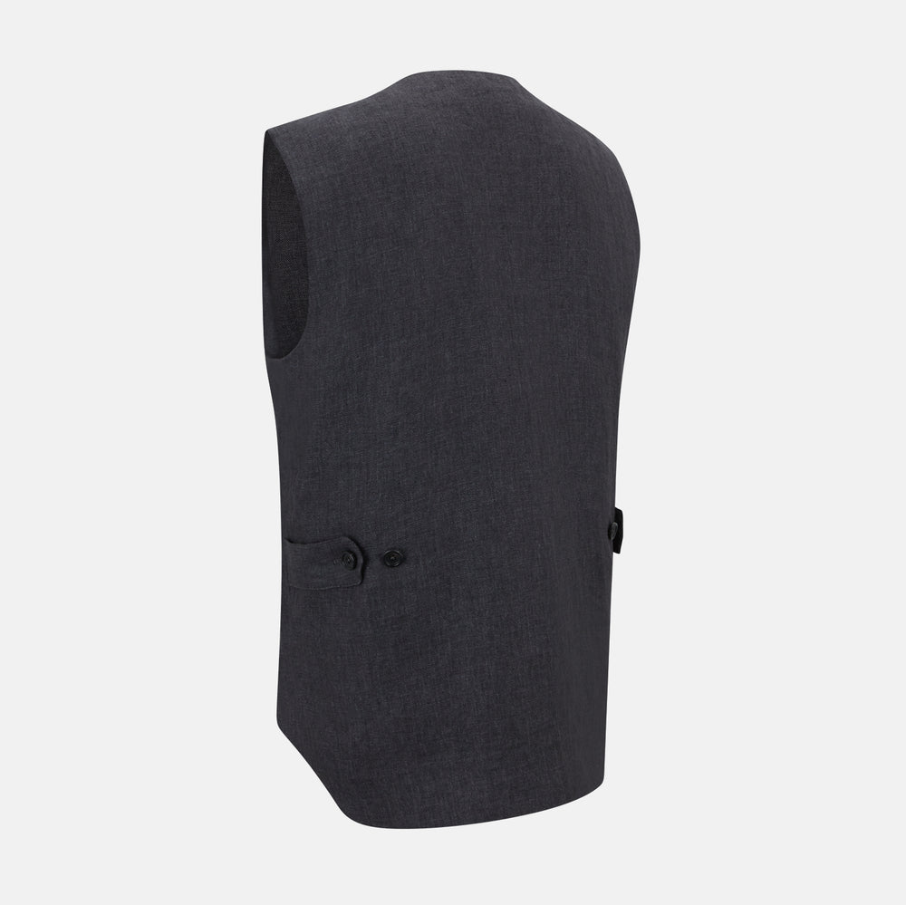 Ash Linen Twill Waistcoat
