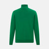 View 3 of product Hunter Green Fine Merino High Neck Jumper