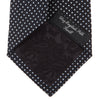 Black and White Small Spot Printed Silk Tie