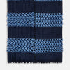 View 4 of product Navy and Blue Square tipped knitted tie