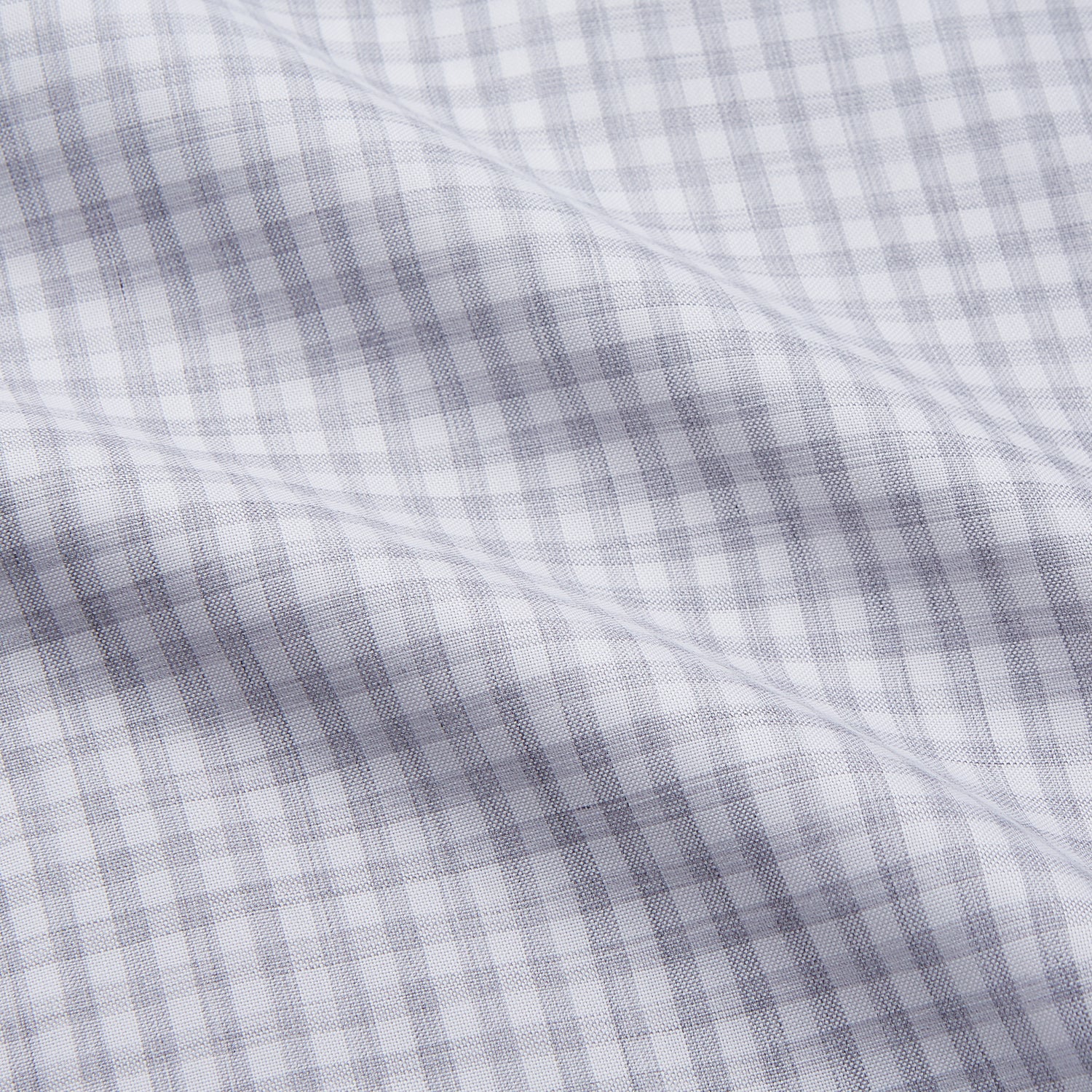 View 4 of product Grey Check Cotton Melange Regular Fit Mayfair Shirt