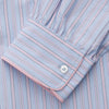 View 3 of product Blue and Pink Stripe Poplin Cotton Nightshirt