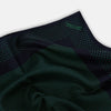 View 2 of product Navy and Green Dot Silk Pocket Square