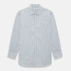 View 1 of product NAVY AND LIGHT BLUE MULTI TRACK STRIPE WESTMINSTER SHIRT