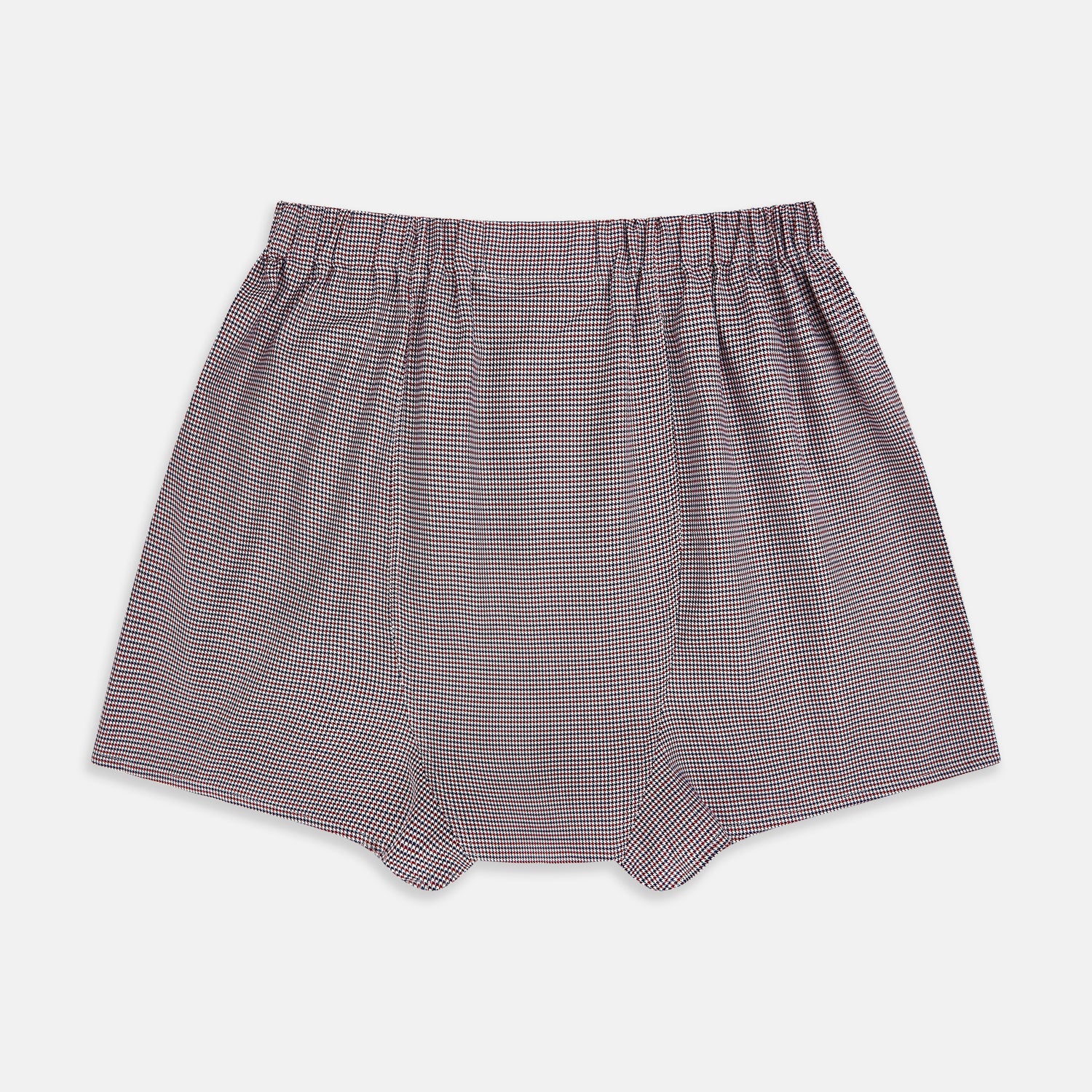 View 2 of product Burgundy Houndstooth Godfrey Boxer Shorts