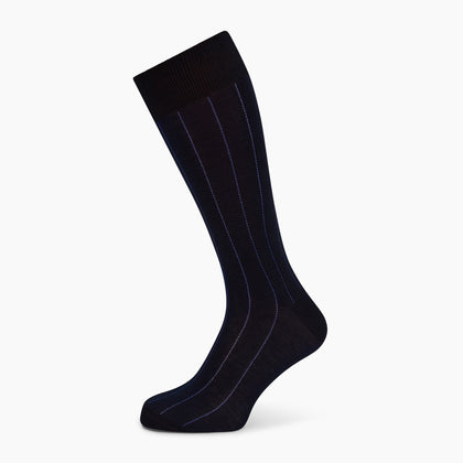 Azzurro Dash Striped Mid-Length Socks Image 4