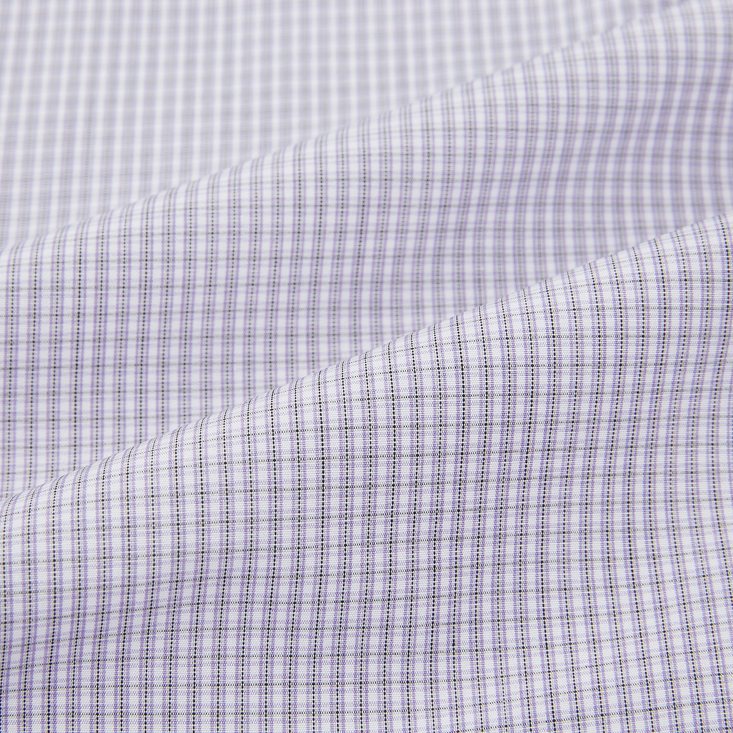 View 6 of product Purple Micro Check Mayfair Shirt