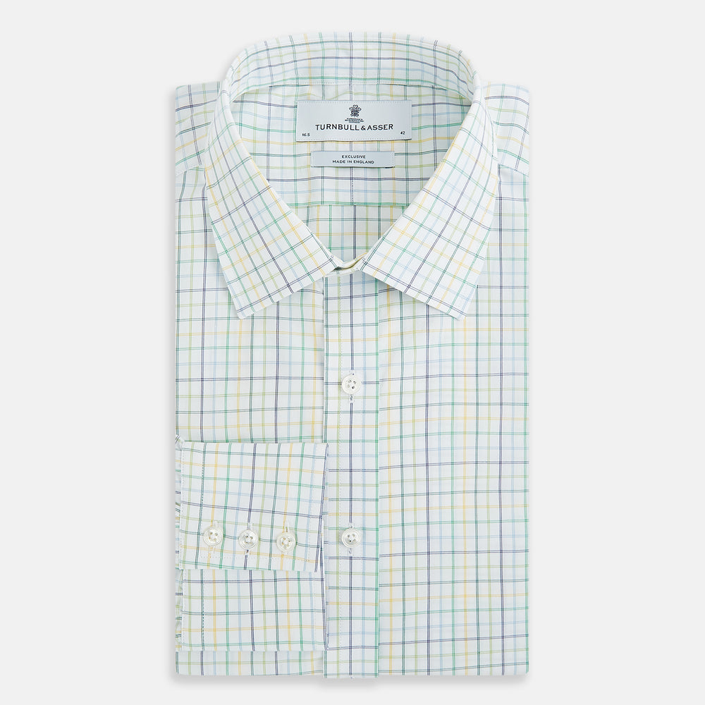 Multi Tone Double Grid Check Mayfair Shirt