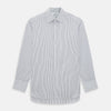 View 1 of product Brown and Blue Shadow Stripe Mayfair Shirt