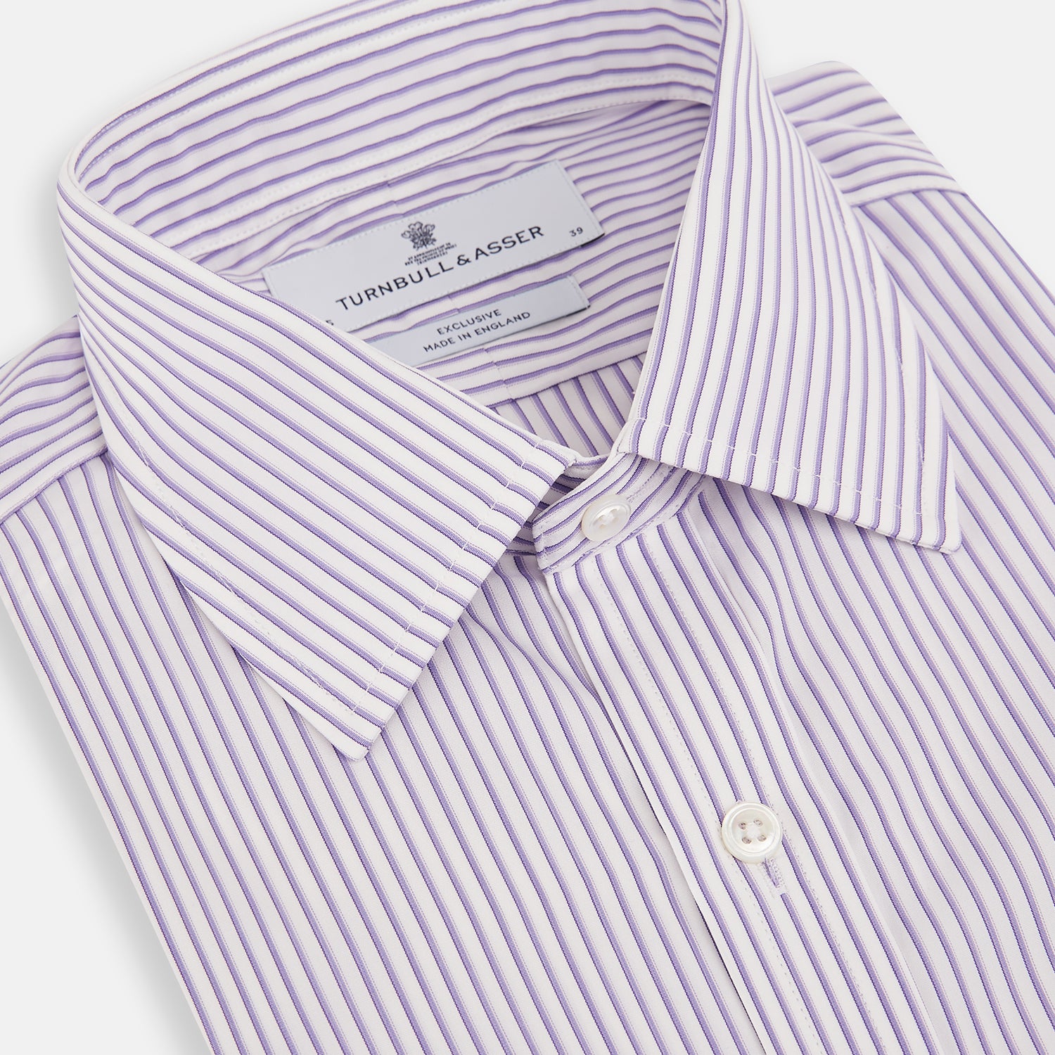 View 2 of product Purple Shadow Stripe Mayfair Shirt