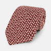 View 1 of product Burgundy Flower-Patterned Printed Silk Tie