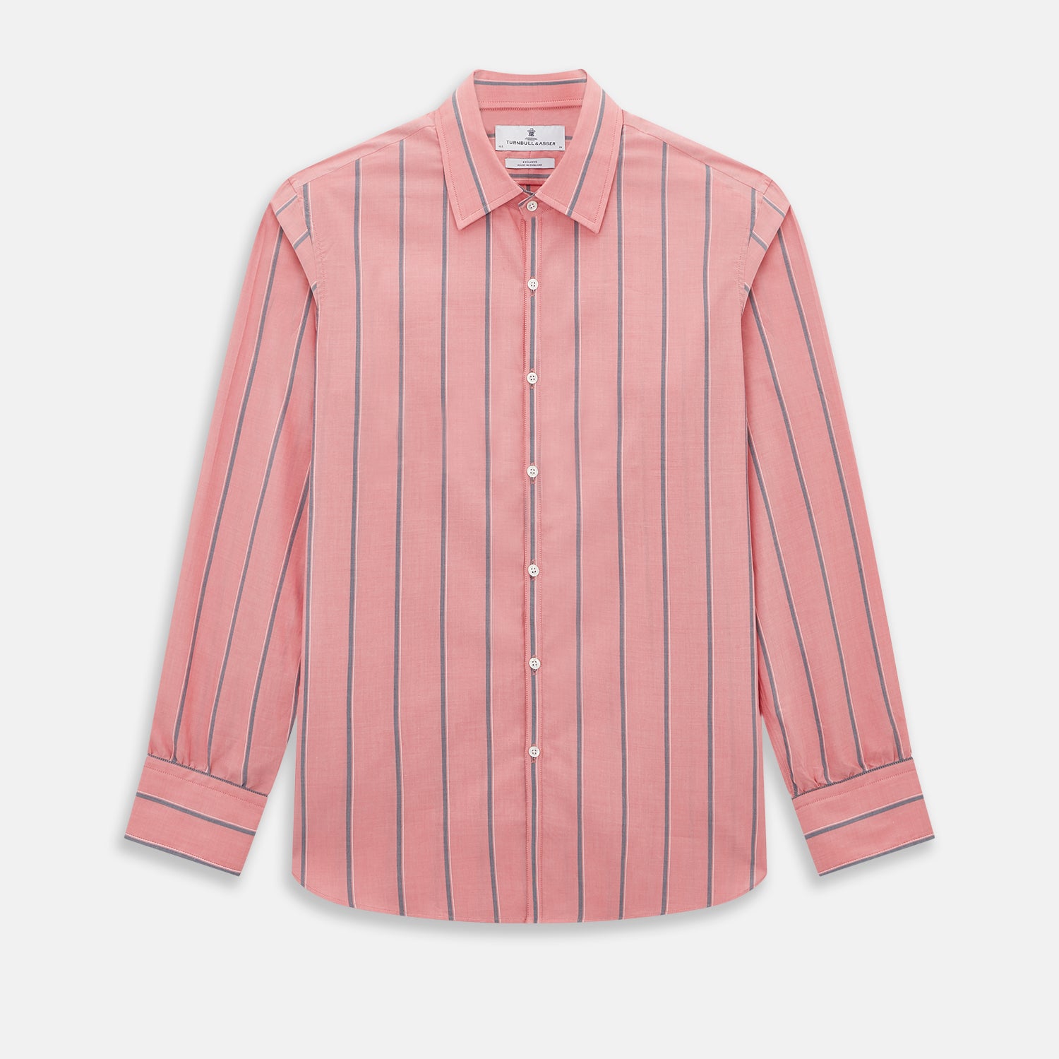 View 1 of product Coral Pink Track Stripe Westminster Shirt