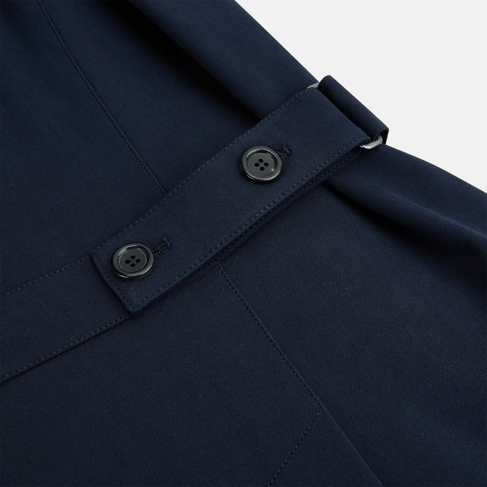Navy John Arthur Trench Coat