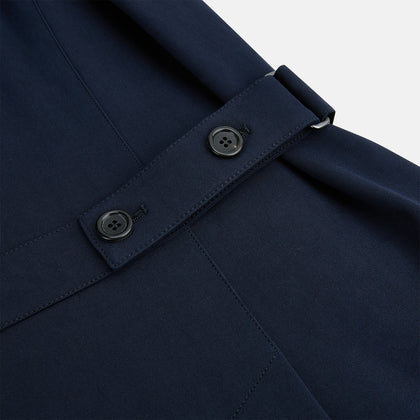 Navy John Arthur Trench Coat Image 4