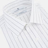 View 2 of product Navy Hairline Multi Stripe Mayfair Shirt