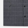 View 7 of product Charcoal Melange Check Hampstead overshirt