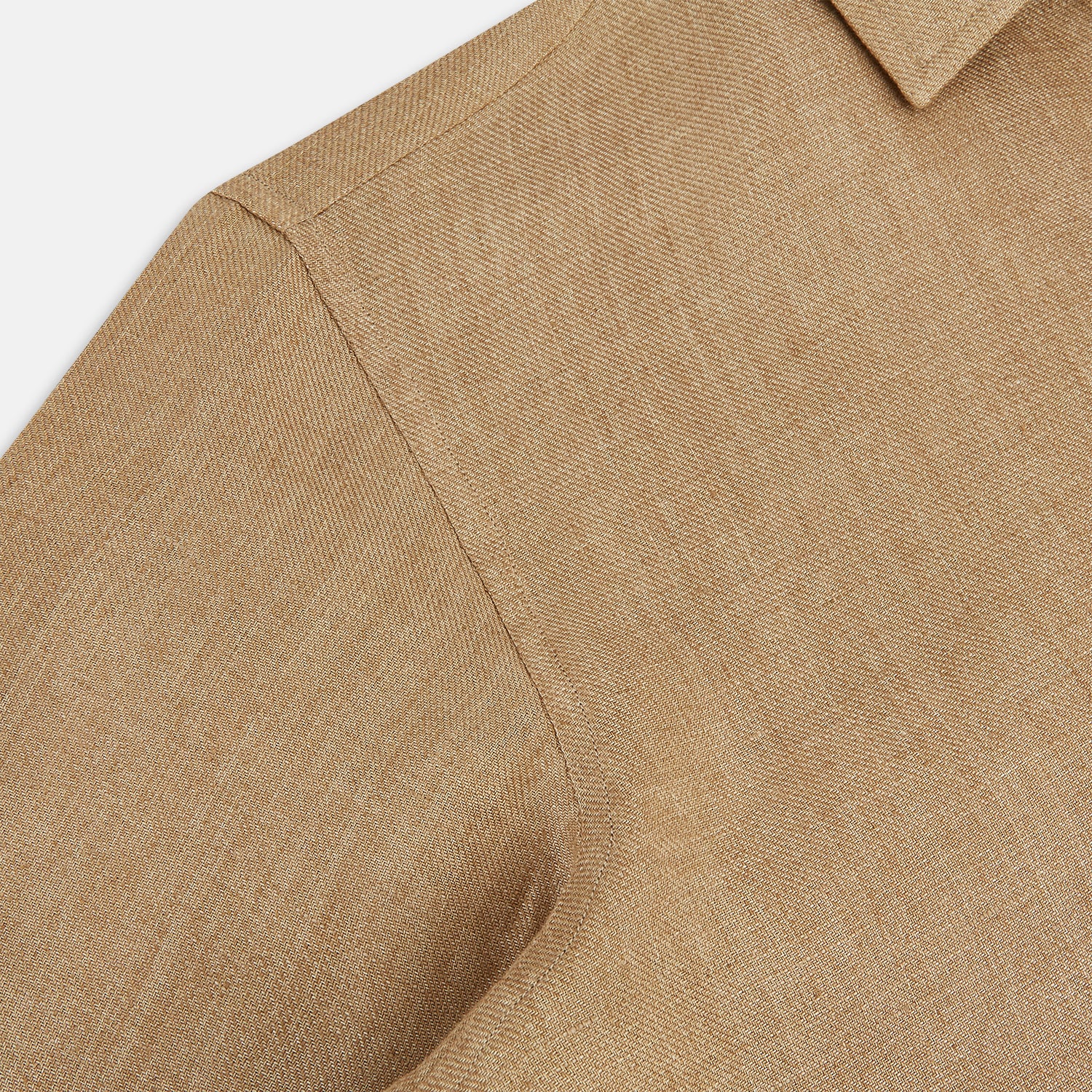 View 6 of product Camel Linen Windsor Shirt