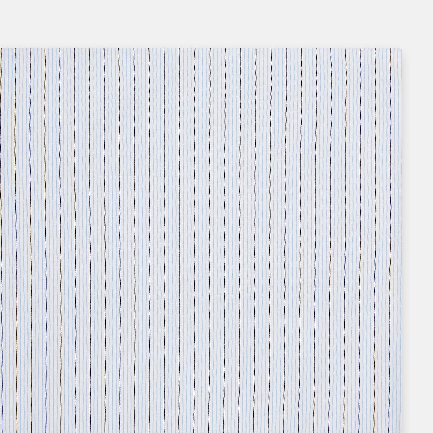 View 2 of product Hand Rolled Blue Multi Stripe Handkerchief