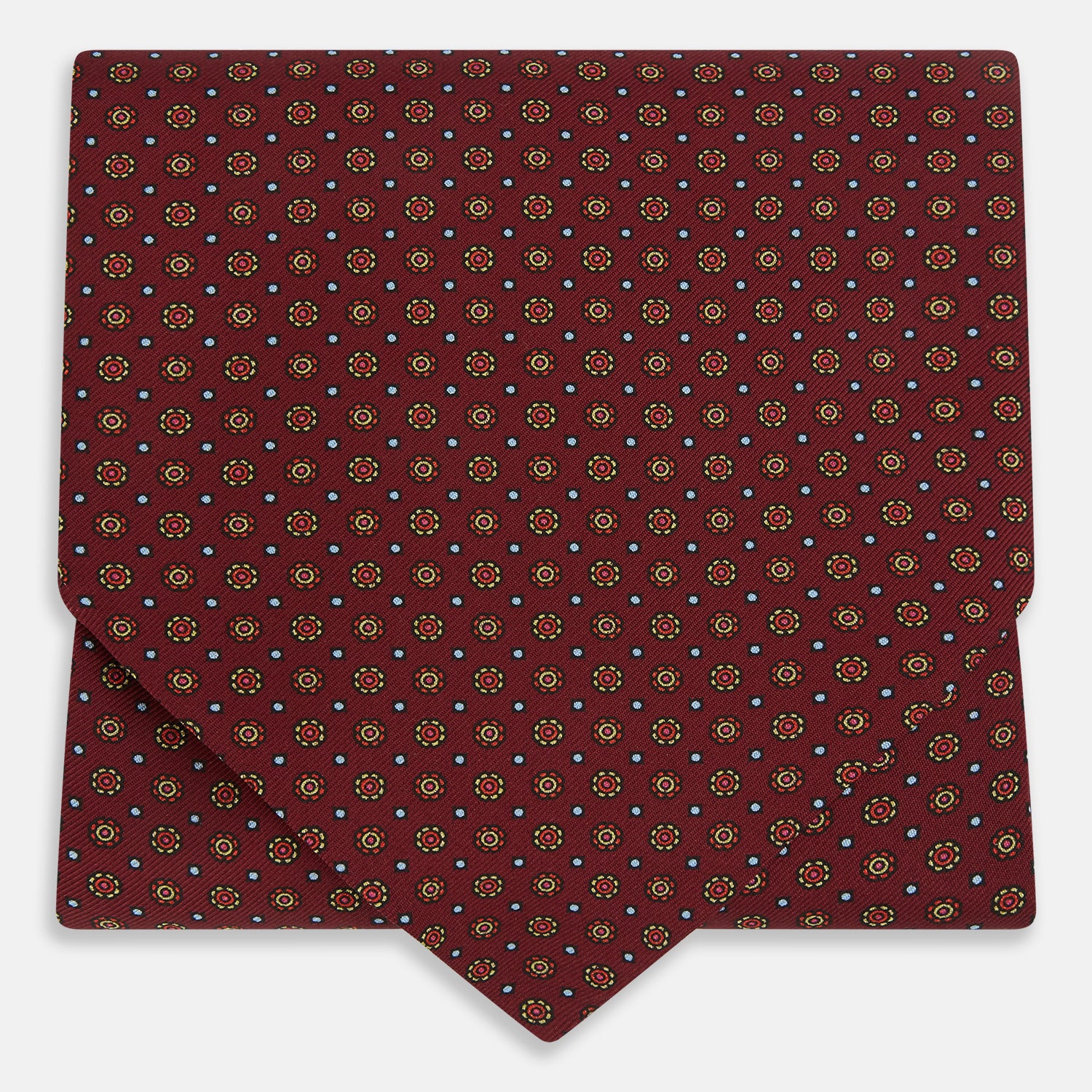 View 1 of product The Great Gatsby Burgundy Printed Silk Cravat