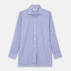 View 1 of product Pale Blue Candy Stripe Cotton Marlene Shirt