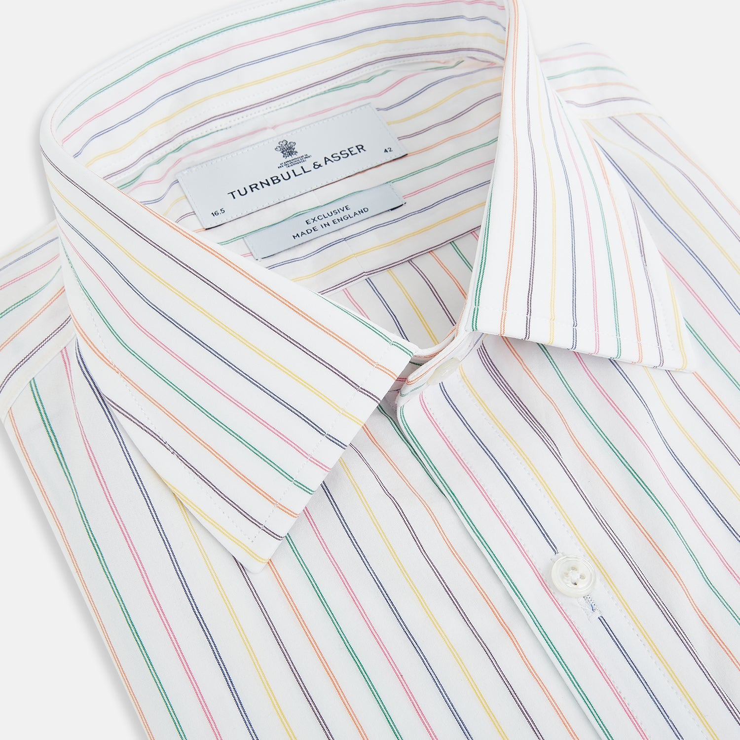 View 2 of product Rainbow Double Pinstripe Mayfair Shirt