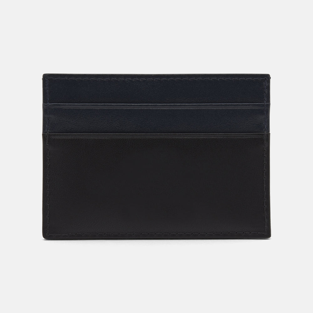 BLACK LEATHER CARD HOLDER