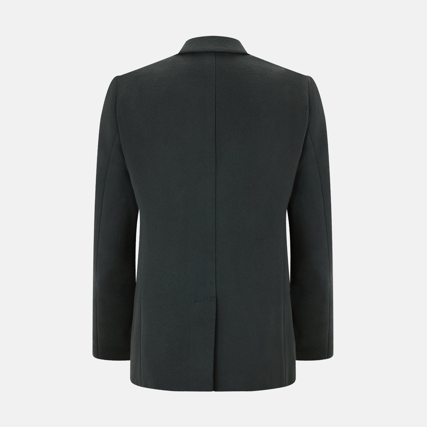 View 3 of product Moss Green  Apsley Single-Breasted Caban Coat