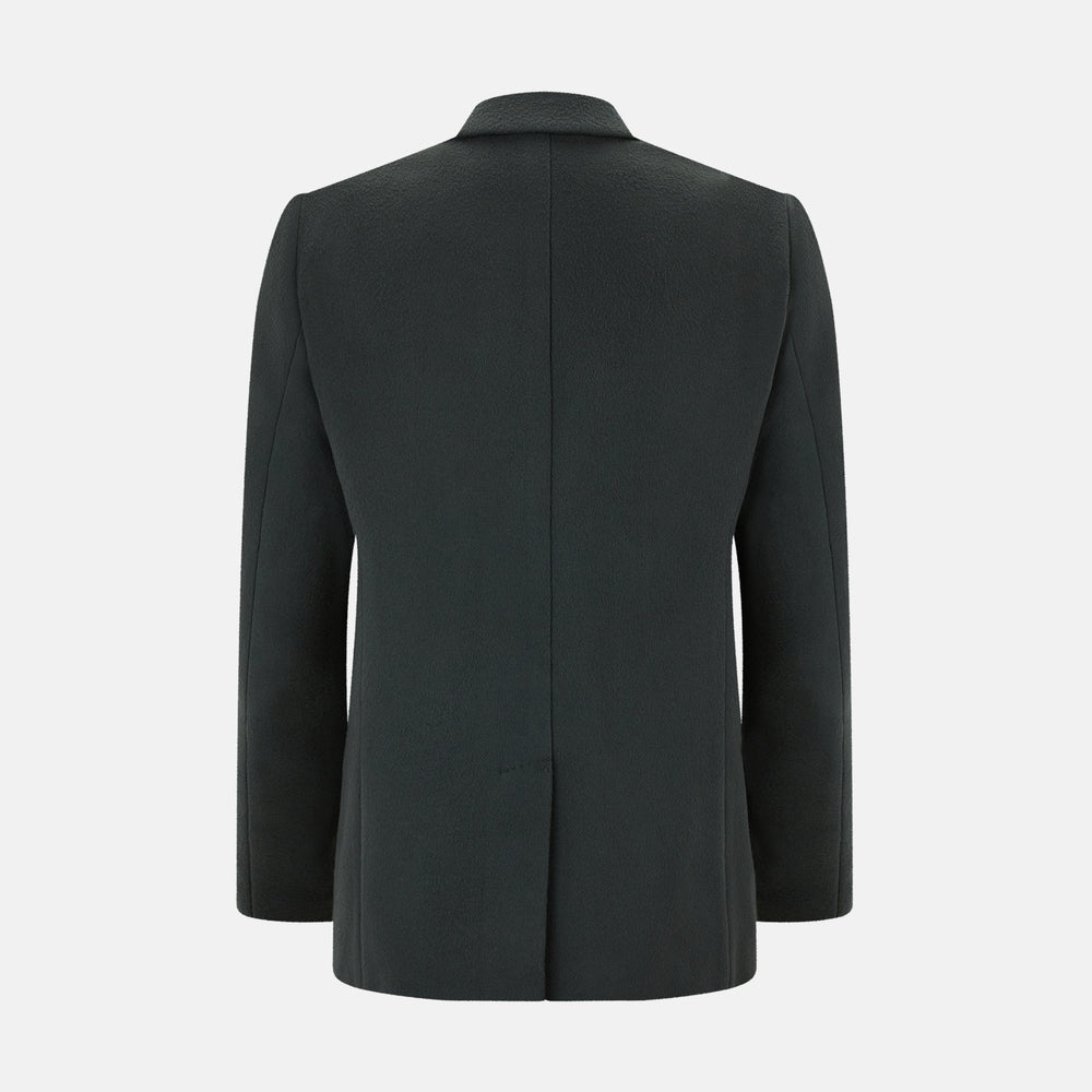 Moss Green  Apsley Single-Breasted Caban Coat
