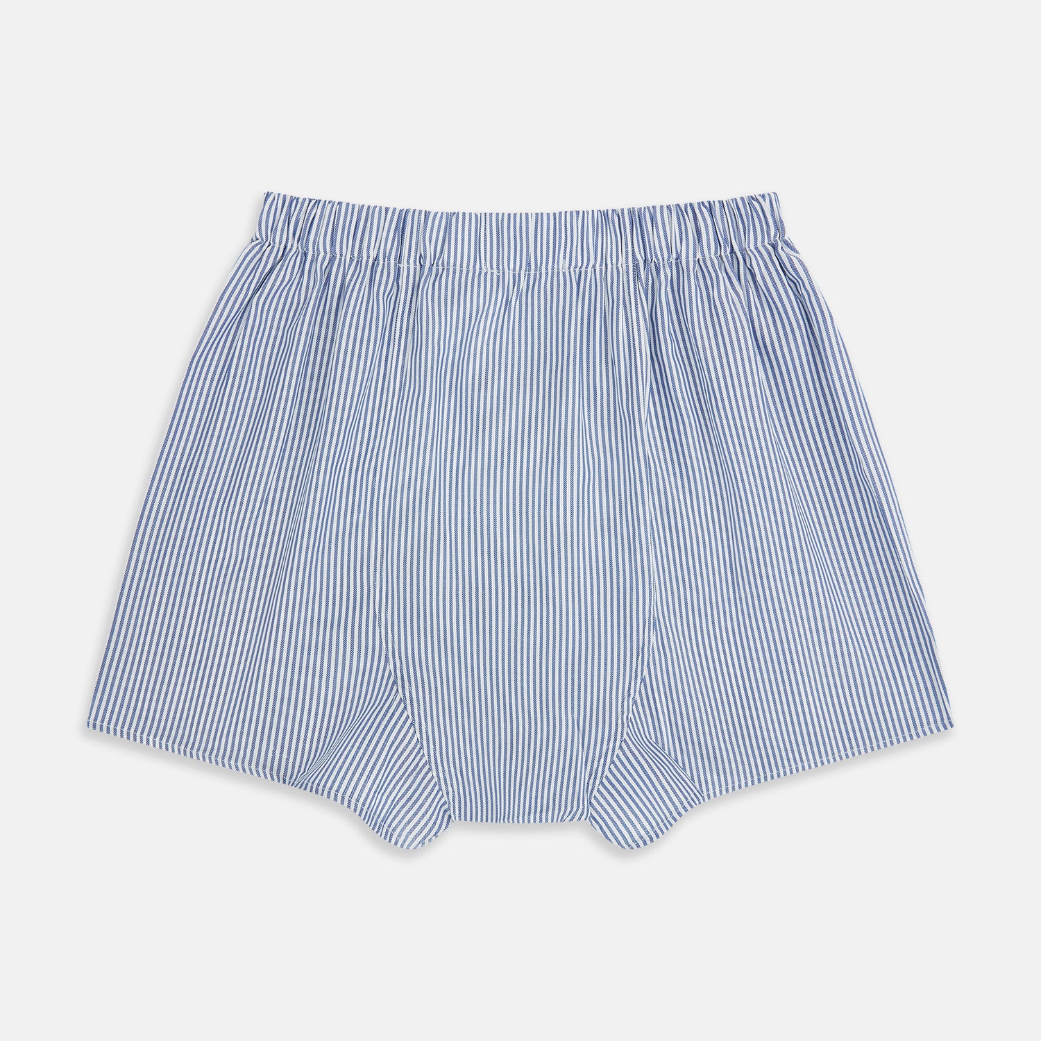 View 2 of product Navy Bengal Stripe Godfrey Boxer Shorts