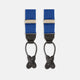 Royal Blue Small Spot Adjustable Silk Braces