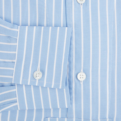 White and Blue Stripe Quarzo Nightshirt Image 3