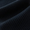 View 3 of product Navy Rib-Knit Cashmere Scarf