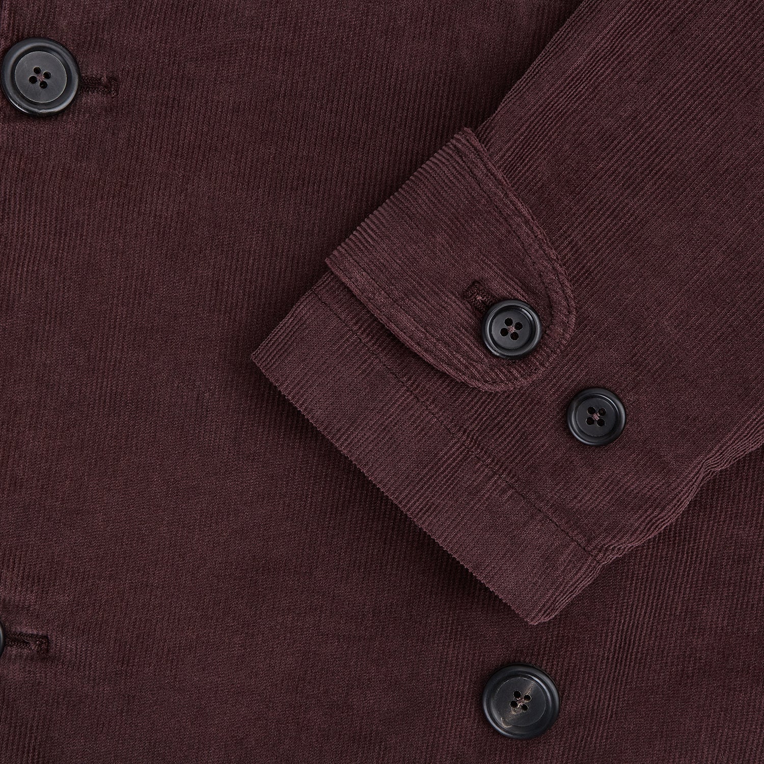 View 5 of product Burgundy Kingston Corduroy Caban Jacket