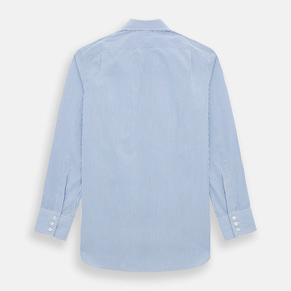 Sky Blue Halo Stripe Mayfair Shirt