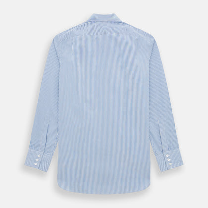 Sky Blue Halo Stripe Mayfair Shirt Image 2