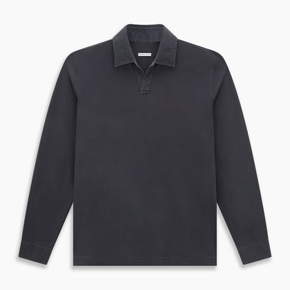 Charcoal Rugby Polo Shirt Image 6
