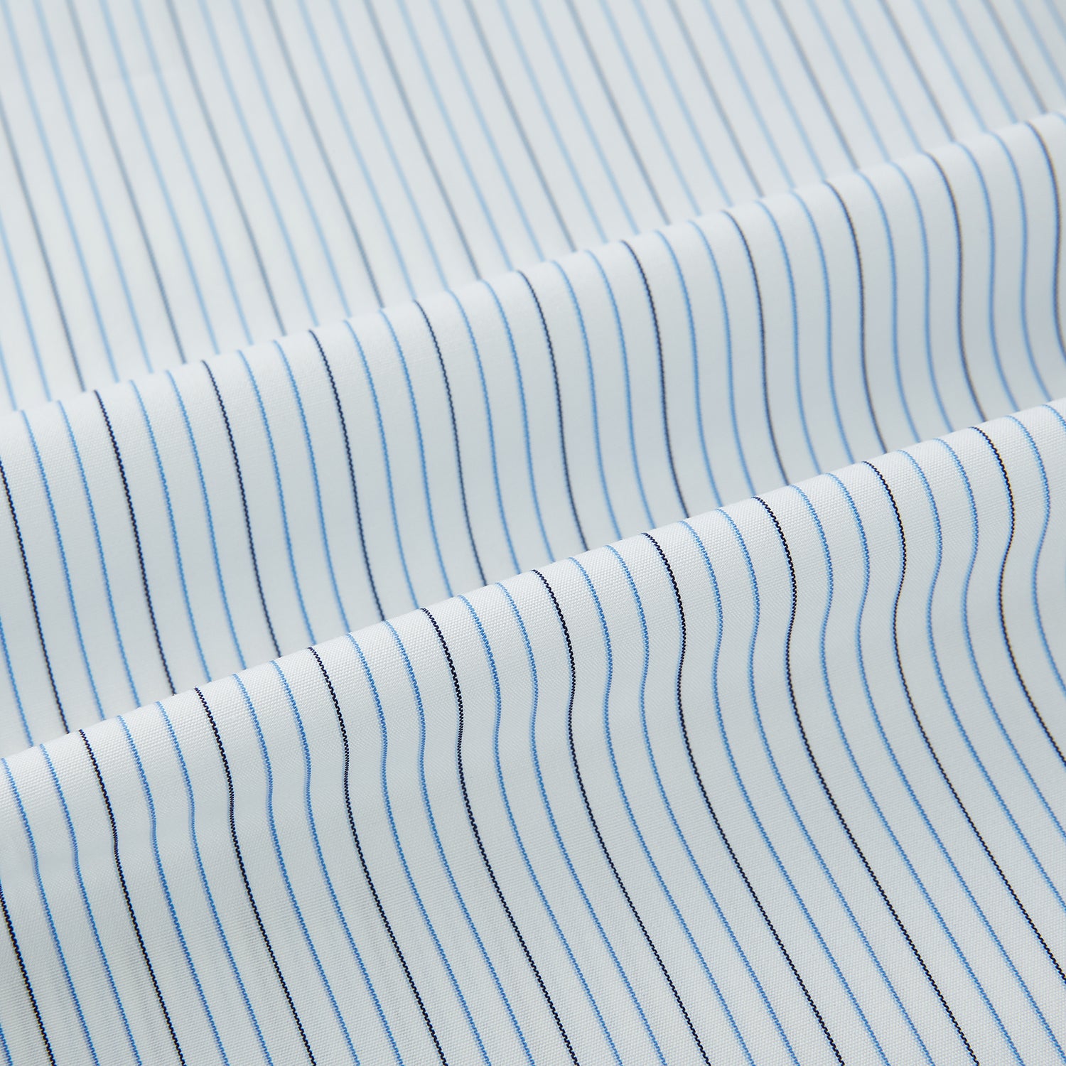 View 8 of product Pale Blue and Navy Pinstripe Westminster Shirt