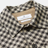View 2 of product Black Gingham Check Wool Blend Somerset Overshirt
