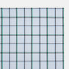 View 2 of product Hand Rolled Blue and Green Tattersall Check Handkerchief