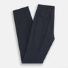 View 5 of product Navy Striped Edmund trousers