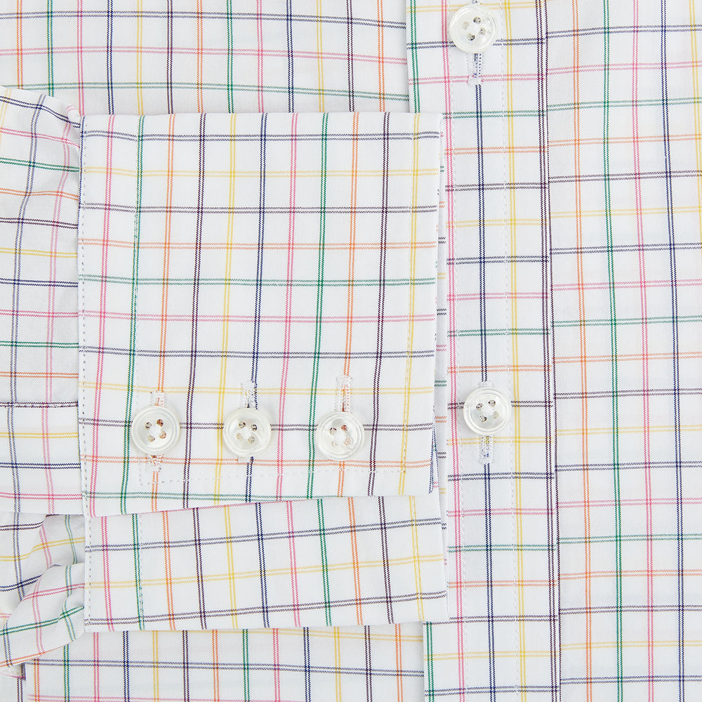 Rainbow Double Grid Check Mayfair Shirt